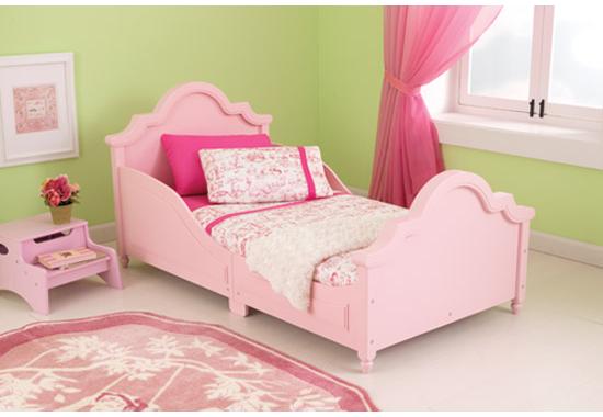 childrens pink bed