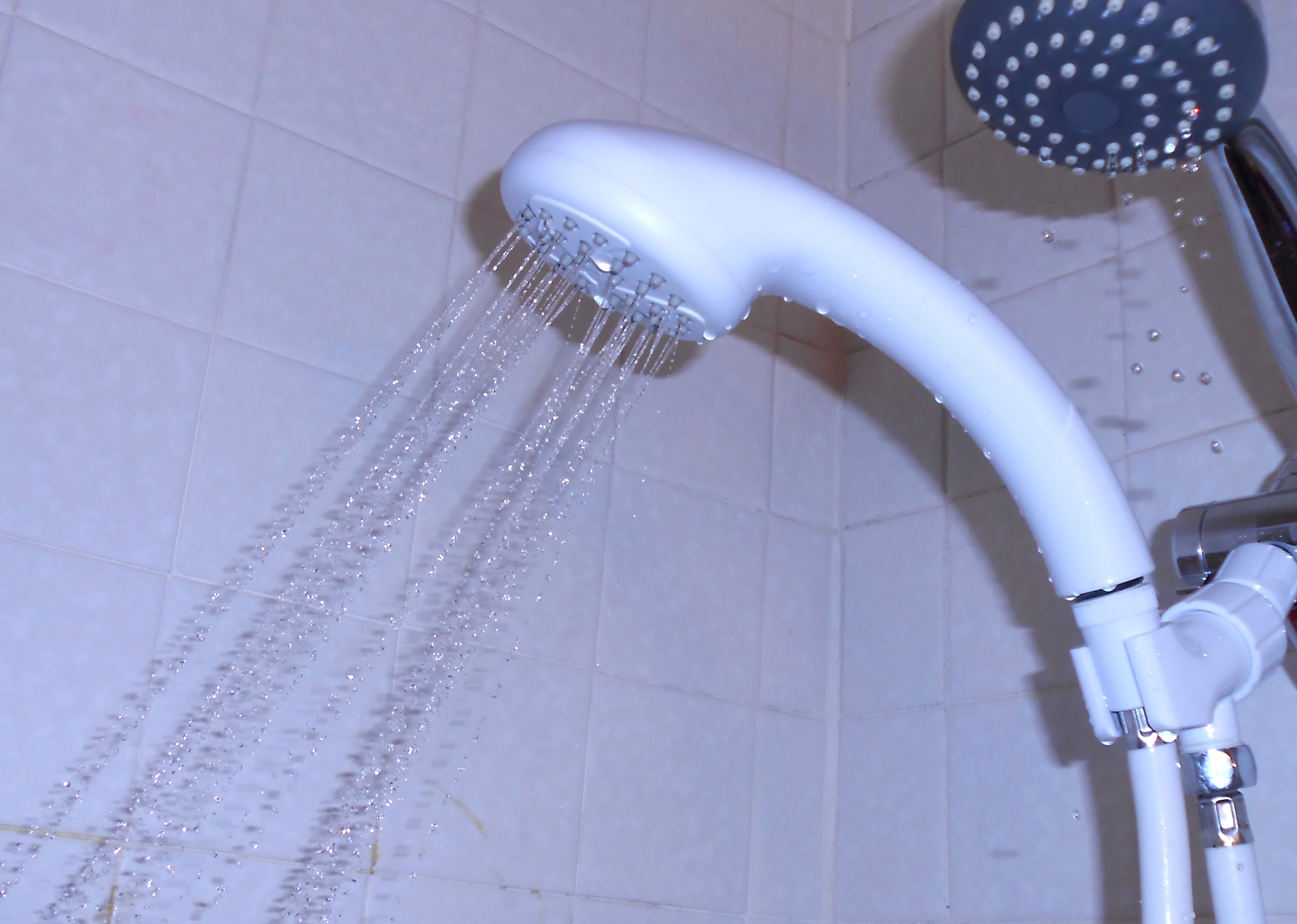 Rejuvenator Microbubble Showerhead A shower head where the water comes