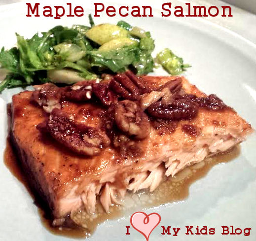 Maple Pecan Salmon recipe
