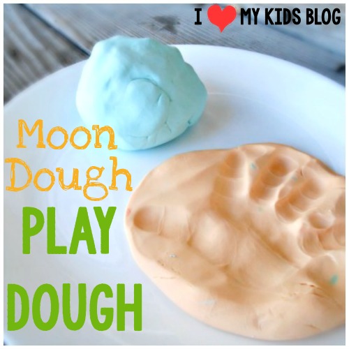 Moon Dough play dough only 2 ingredients!! Conditioner and corn starch