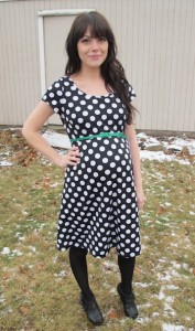 flybelly polka dot dress