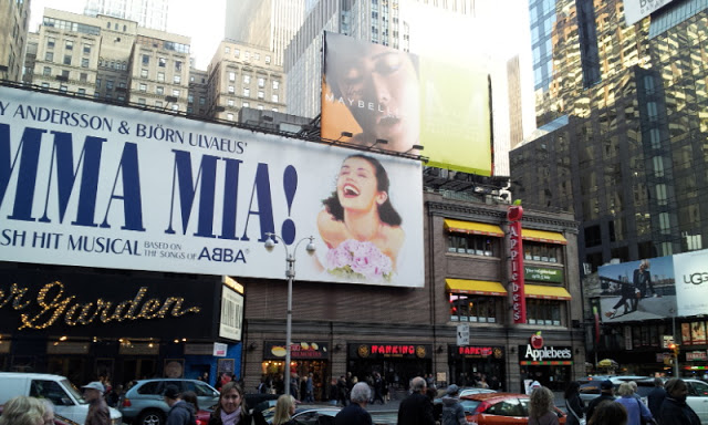 My family and I went to Manhattan to see the Broadway play “Mamma Mia!"