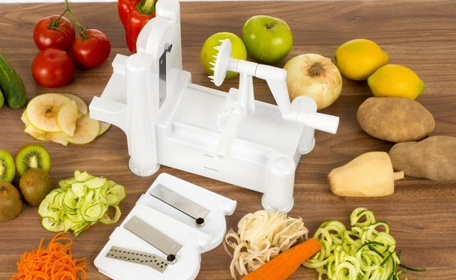 Vegetable Slicer review from Epica Manual Multi-Blade Spiral Slicer
