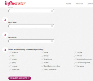 request Influenster invite
