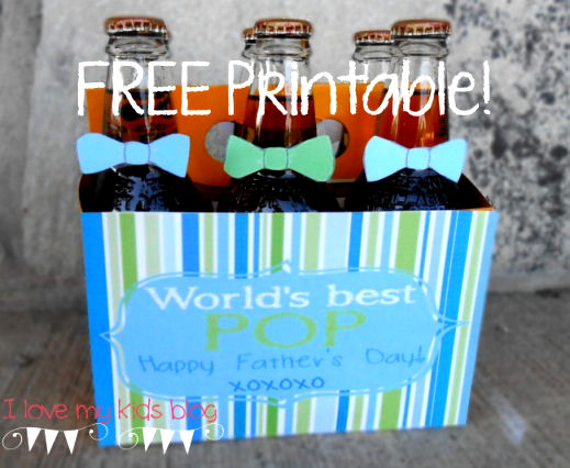 FREE Father’s Day Printable! How to Make DIY World’s Best Pop!