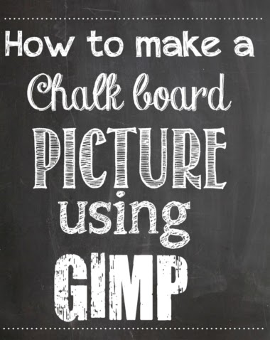 How to make your own super cute chalk board picture printable - I love ...