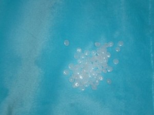5 poly pellets close up