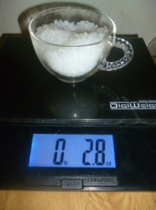 6 poly pellet weight
