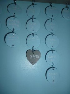 Pearlized  board complete tags close