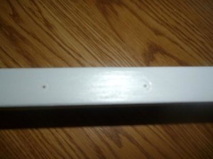 Pearlized  holes in bottom