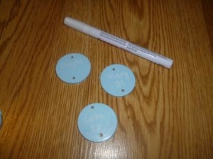 Pearlized  tags done