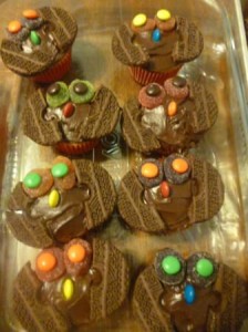 easy cute owl cupcakes
