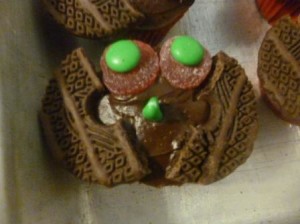 owl cupcake