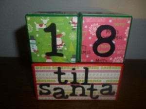 countdown to santa giveaway blocks