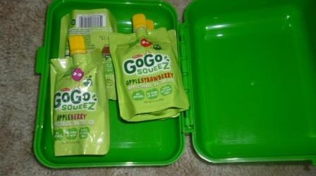 GoGo squeeZ™-A healthy and mess free snack