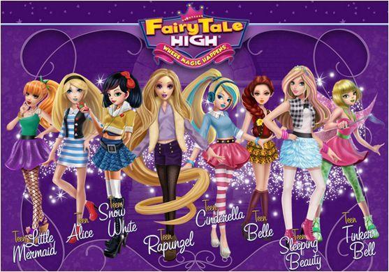 Fairy Tale High Dolls – Are more than just dolls-with ebooks and webisodes!