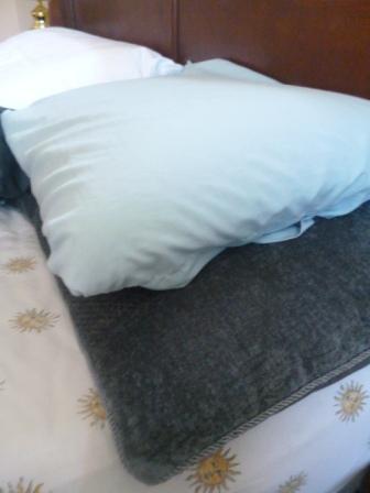 Pardon my 10 year old "sunshine" sheets. Another thing I noticed on bed rest, my sheets are OLD!