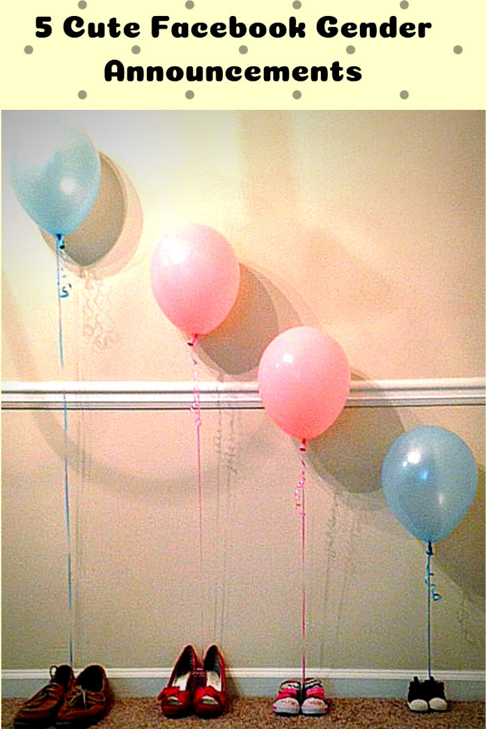 5 Cute Facebook Gender Announcements