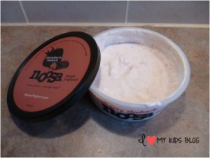 Noosa Yoghurt strawberry rhubarb yoghurt
