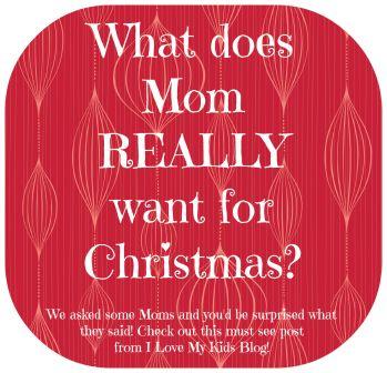 What does mom REALLY want for christmas button sm
