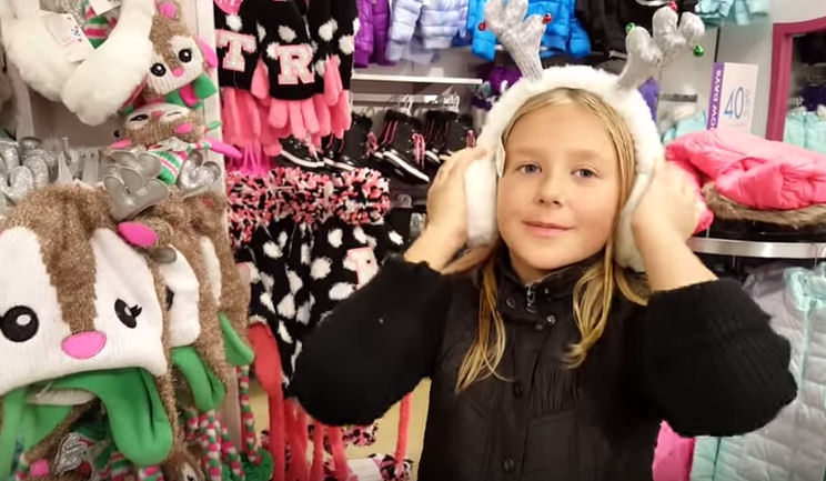 holiday shopping at Justice