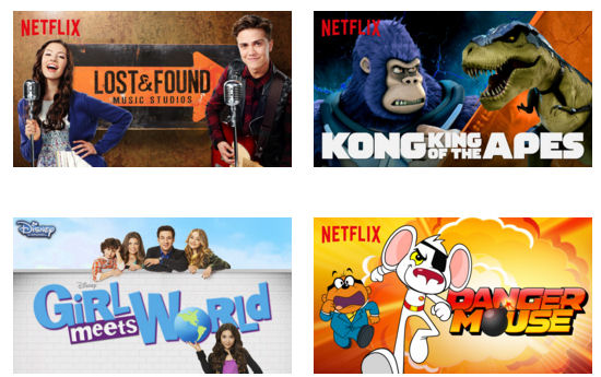 april 2016 new on netflix for kids, tweens and family