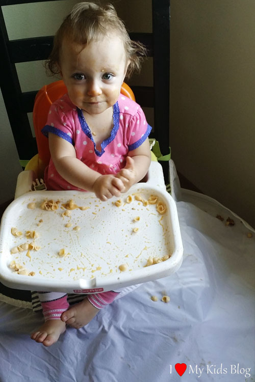 Less Mess Equals Less Stress with the Highchair Bib by Real Innovators