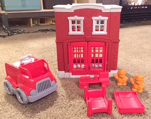 Every Future Fire Fighter Needs this Red and “Green” Fire Station