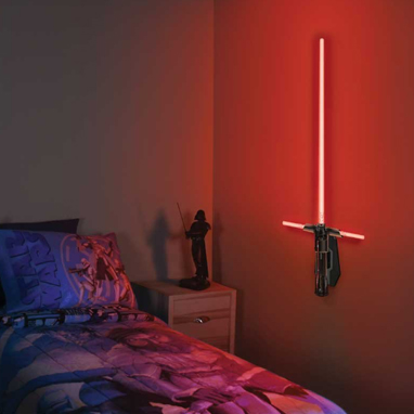Illuminate a Room with the Kylo Ren Lightsaber Room Light by Uncle Milton