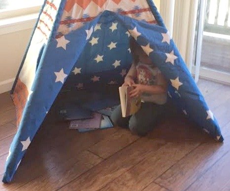 This Pacific Play Tent Teepee is the Perfect Child Hideaway