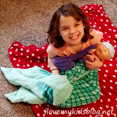 Live in Your Own Mermaid World, Out of Water, With Fin Fun Cuddle Tails