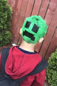 Halloween Hairstyle the Creeper