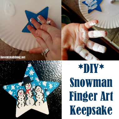 {DIY Tutorial} Create a Holiday Keepsake that Will be Forever Cherished with This Snowman Finger Art