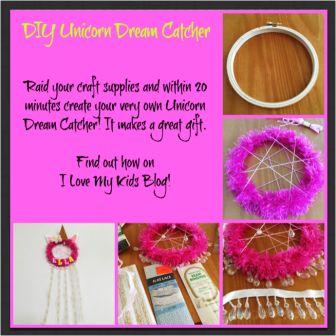 DIY Unicorn Dream Catcher Craft