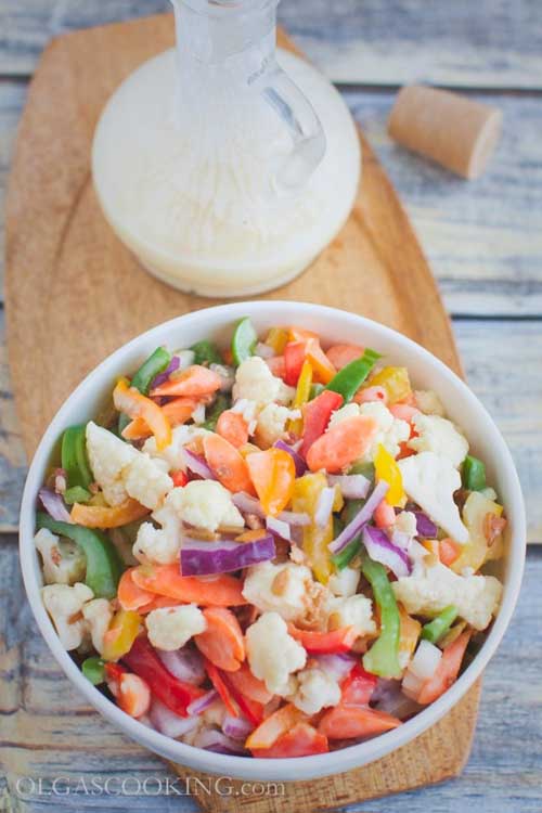 Veggies Most: Cauliflower Bell Pepper Salad