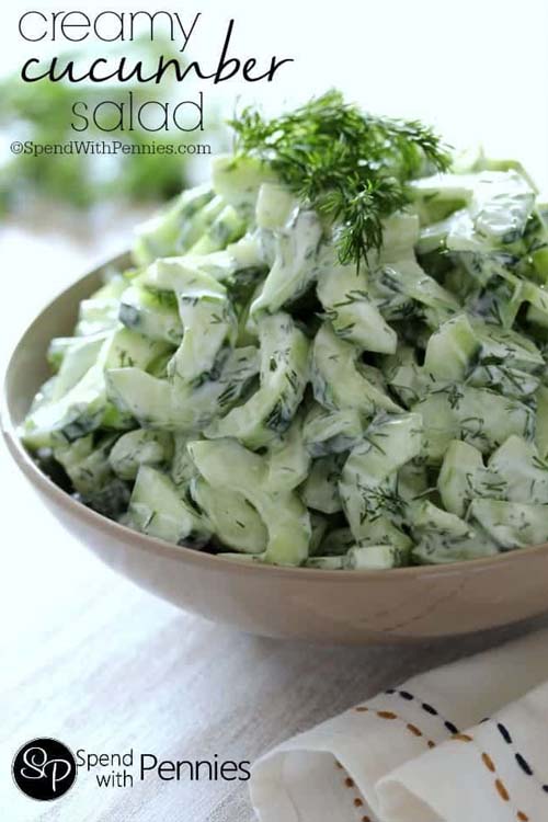 Veggies Most: Creamy Cucumber Salad