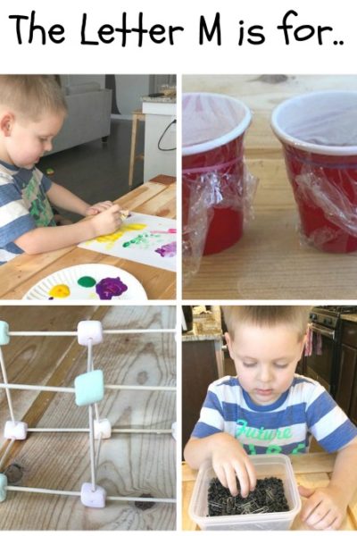 M is for Marshmallow, Maraca, and Magnet: Preschool Activities for the Letter M