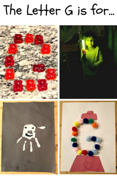 G is for Ghost, Gumball, Glow, and Gummy Bears: Preschool Activities for the Letter G