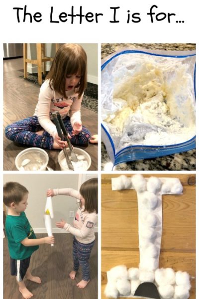 I is for Ice, Ice Cream and Igloo: Preschool Activities for the Letter I