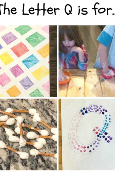 Q is for Quilt, Quicksand, and Q-tip: Preschool Activities for the Letter Q