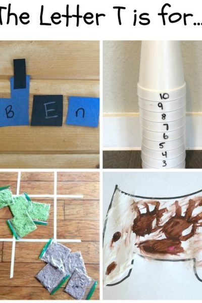 T is for Tower, Train, Tooth and Toss: Preschool Activities for the Letter T